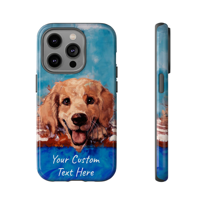 Personalize this Cute IPhone Case | Golden Retriever Dog iPhone Case, iPhone 15 Case | iPhone 15 Case, Iphone 14 Case, Iphone 14 Pro Max Case - Studio40ParkLane
