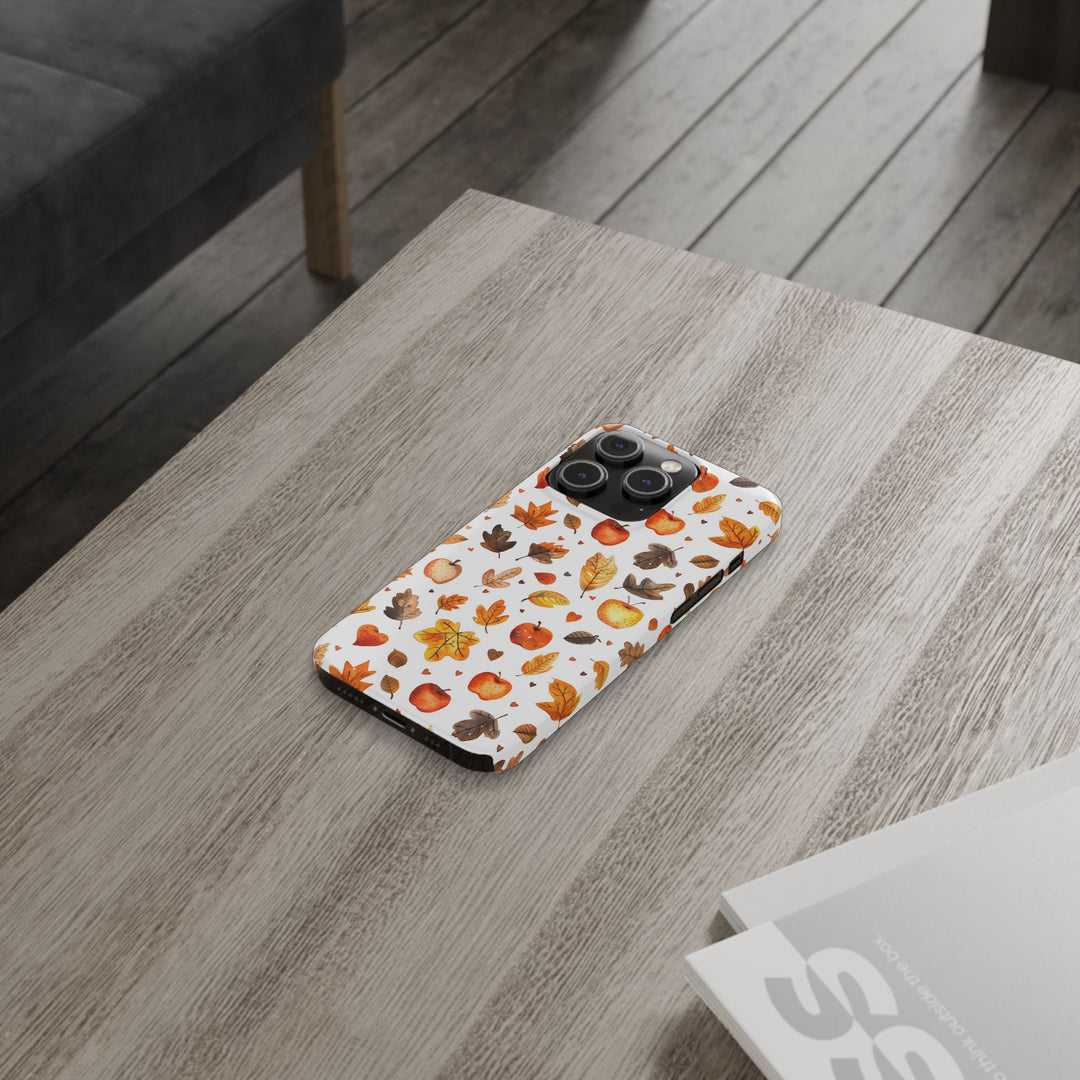 Slim Fall Autumn Leaves Gift for Her Cute Phone Cases for Iphone 16 | iPhone 15 Case | iPhone 15 Pro Max Case, Iphone 14, Iphone 14 Pro Max, Iphone 13, Slim - Studio40ParkLane