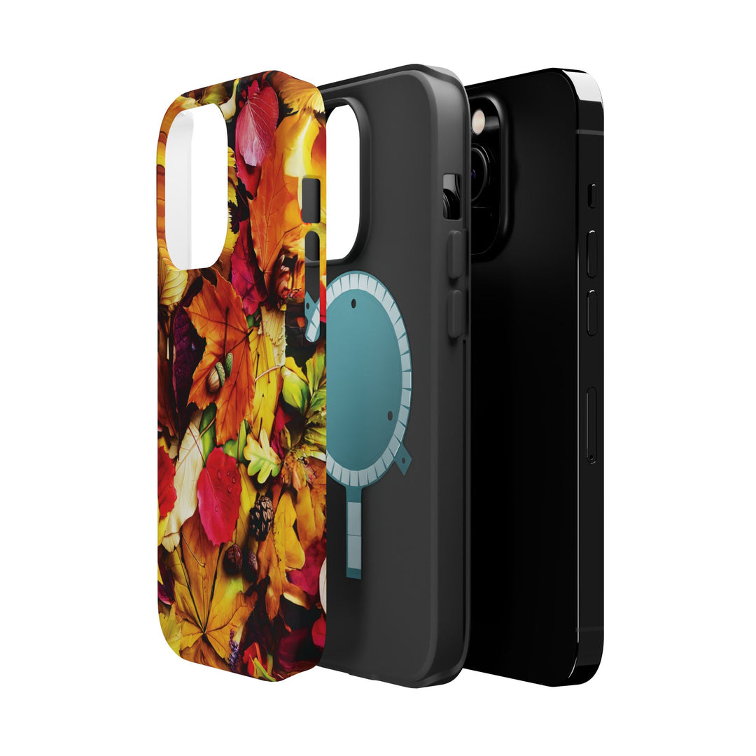 Aesthetic Tough Magsafe Fall Leaves Foliage Phone Case - For iPhone 17 Pro Max iPhone 16 Pro iPhone 15 Iphone 14 Plus 13 Pro 12 11 10 - Studio40ParkLane