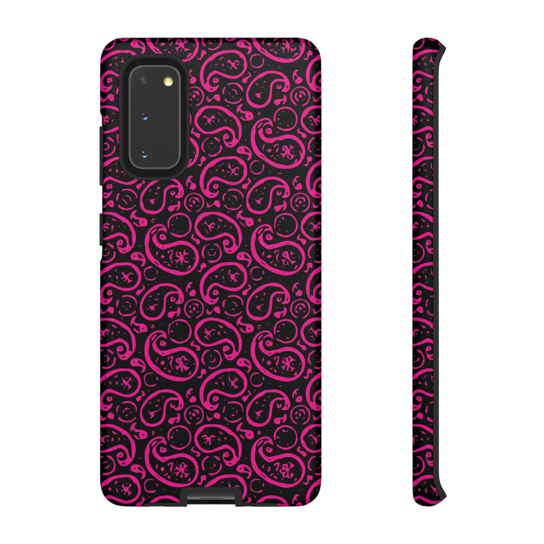 Samsung Galaxy Phone Case | Galaxy S23, S22, S21, S20 | Luxury Case Double Layered | Impact Resistant | Fashionable - Paisley 3 - Studio40ParkLane