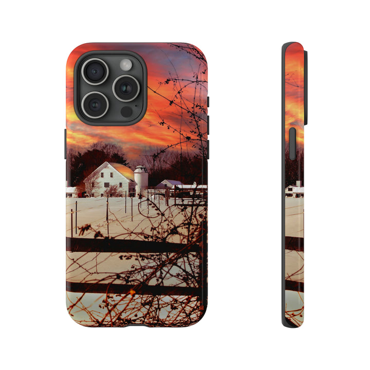 Cool Phone Case | Winter Sunset, For iPhone 15 Case | iPhone 15 Pro Case, Iphone 14 Case, Iphone 14 Pro Max Case, Protective Iphone Case - Studio40ParkLane