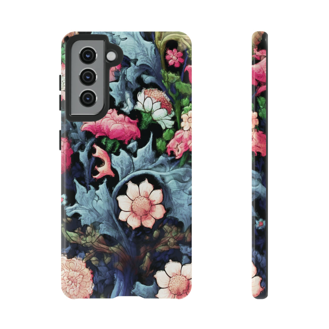 Cute Samsung Phone Case | Aesthetic Samsung Phone Case | Galaxy S23, S22, S21, S20 | Luxury Double Layer | Cool Flowers Design Floral - Studio40ParkLane