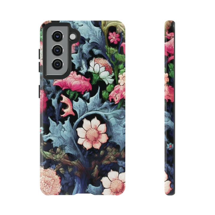 Cute Samsung Phone Case | Aesthetic Samsung Phone Case | Galaxy S23, S22, S21, S20 | Luxury Double Layer | Cool Flowers Design Floral - Studio40ParkLane