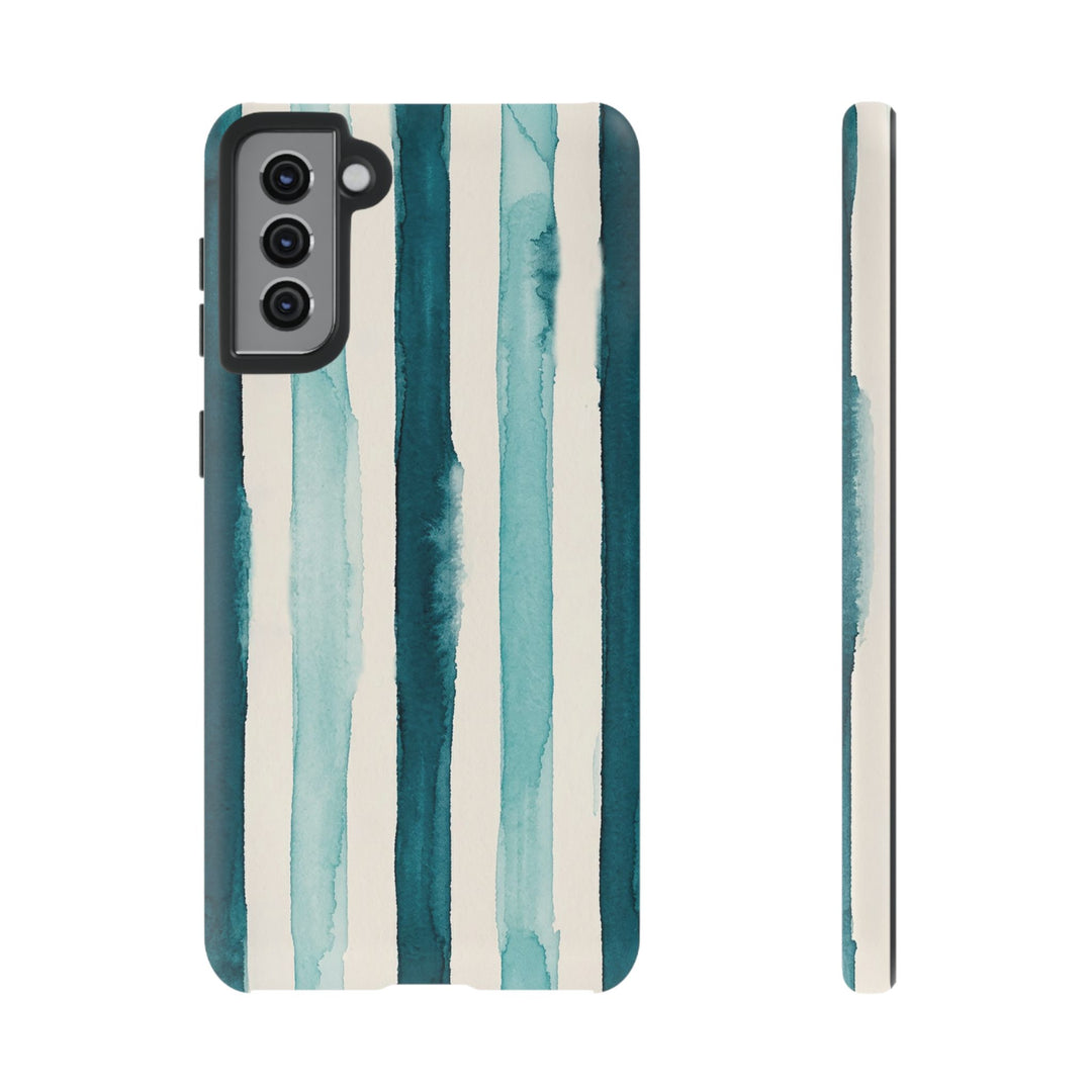 Tough Cute Green Stripes Phone Case, for IPhone 17 Pro Max | Iphone 17 Air, Iphone 16, IPhone 15, 14 13 12, Samsung Galaxy S26, S25, S24, S23