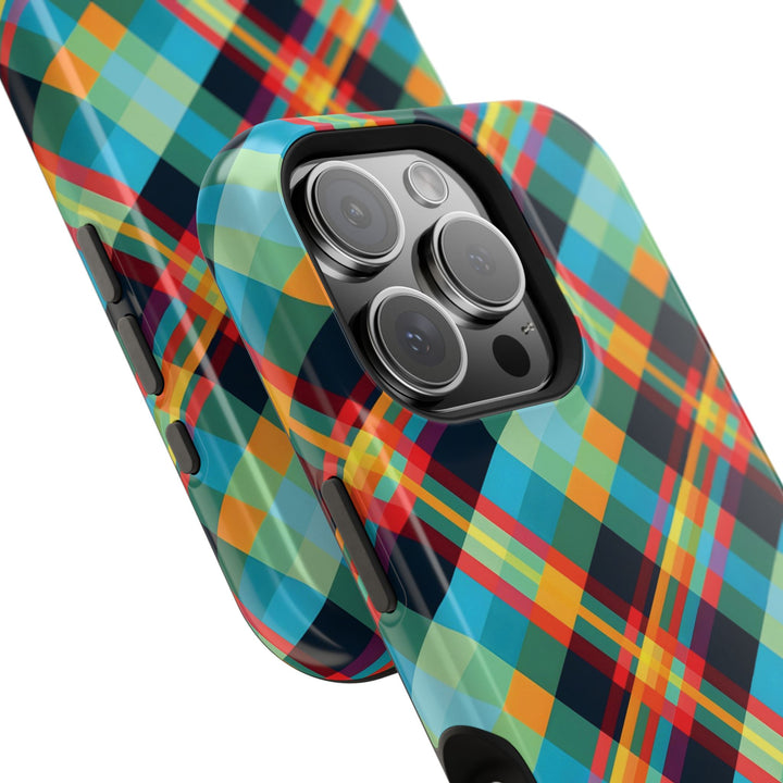 Checkered Plaid Magsafe Gift for Her Cute Phone Case for Iphone, | iPhone 16 | iPhone 15 Pro Max, Iphone 14 Pro Max, 13 12 11 10 9 8 7 - Studio40ParkLane