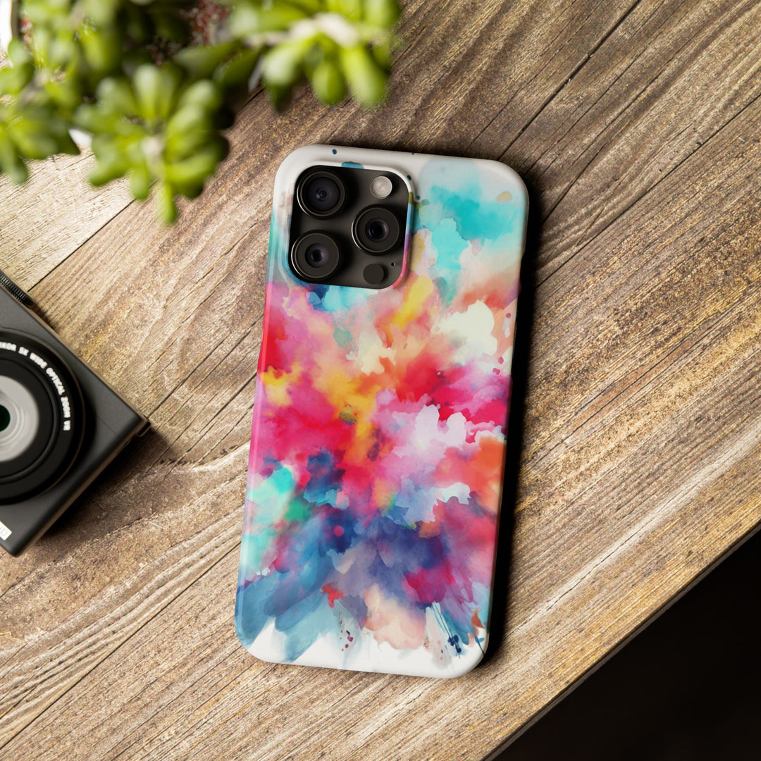 Slim Paint Splash Gift for Her Cute Phone Cases for Iphone 16 Pro Max | iPhone 15 Case | iPhone 15 Pro Max Case, Iphone 14, Iphone 14 Pro Max, Iphone 13 12 11 8 7 - Studio40ParkLane