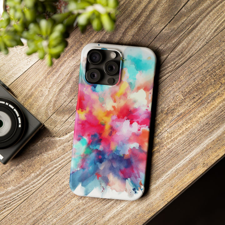 Slim Paint Splash Gift for Her Cute Phone Cases for Iphone 16 Pro Max | iPhone 15 Case | iPhone 15 Pro Max Case, Iphone 14, Iphone 14 Pro Max, Iphone 13 12 11 8 7 - Studio40ParkLane
