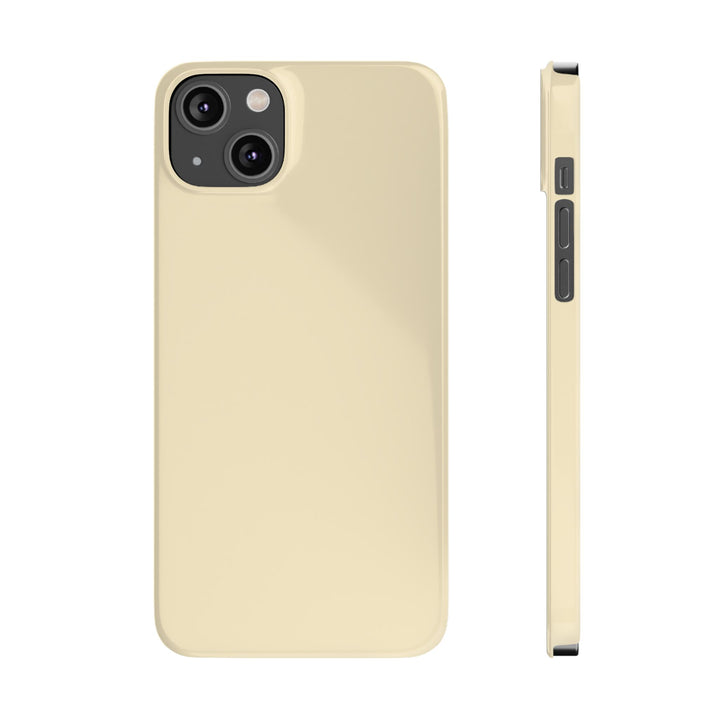 Slim Pale Yellow Gift for Her Aesthetic Cute Phone Case for Iphone 16 - | iPhone 15 Pro Max Case | iPhone 14 Case 13 12 11 10 9 8 7 - Studio40ParkLane