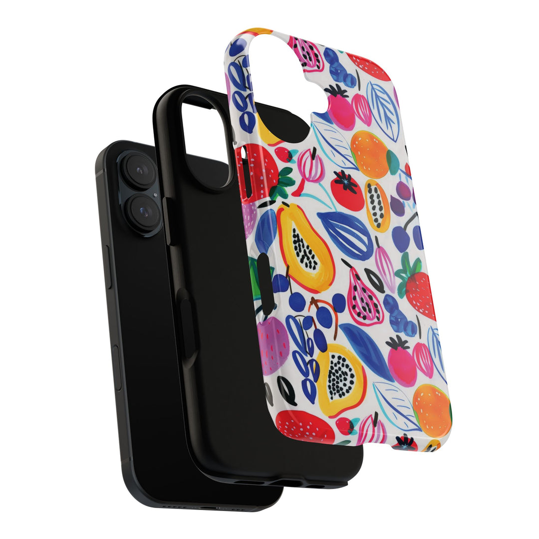 Premium Tough Summer Fruit Collage Gift for Her Cute Phone Cases for Samsung and Iphone, 16, 15, 14, S24, S23, S22, S21, S20, Plus, Ultra, Pro - Studio40ParkLane