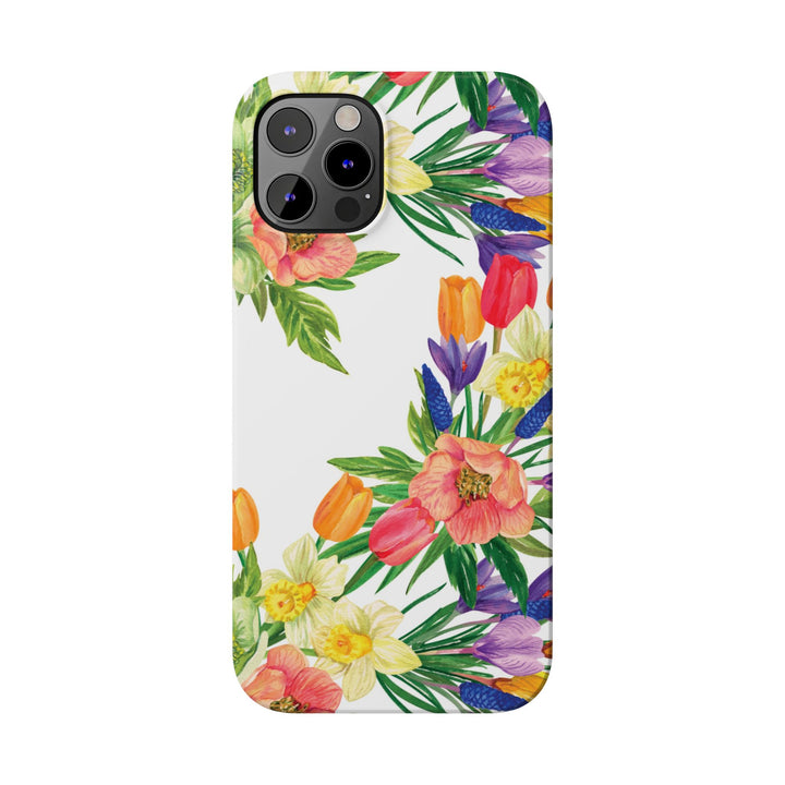 Slim Spring Flowers Gift for Her Cute Phone Cases for Iphone 16 Pro Max | iPhone 15 Case | iPhone 15 Pro Max Case, Iphone 14, 13, 12, 11, 10, 8, 7 - Studio40ParkLane