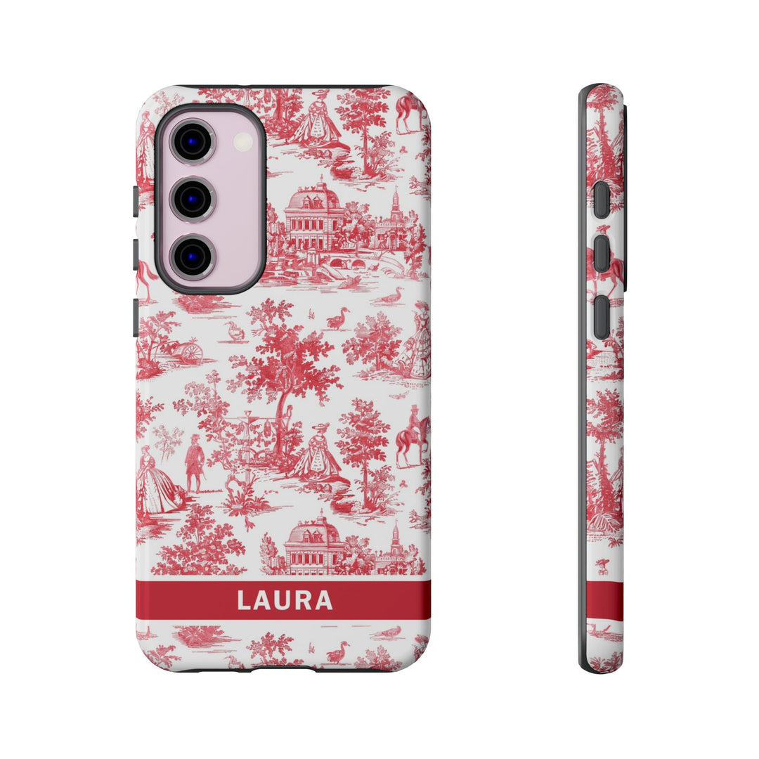 Premium Tough Personalized Initial Custom Gift Cute Phone Cases for Samsung Galaxy S24, S23, S22, S21 Plus, Ultra, Iphone 16, 15, 14 Pro Max - Studio40ParkLane