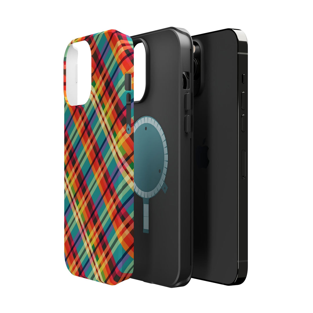 Checkered Plaid Magsafe Gift for Her Cute Phone Case for Iphone, | iPhone 16 | iPhone 15 Pro Max, Iphone 14 Pro Max, 13 12 11 10 9 8 7 - Studio40ParkLane