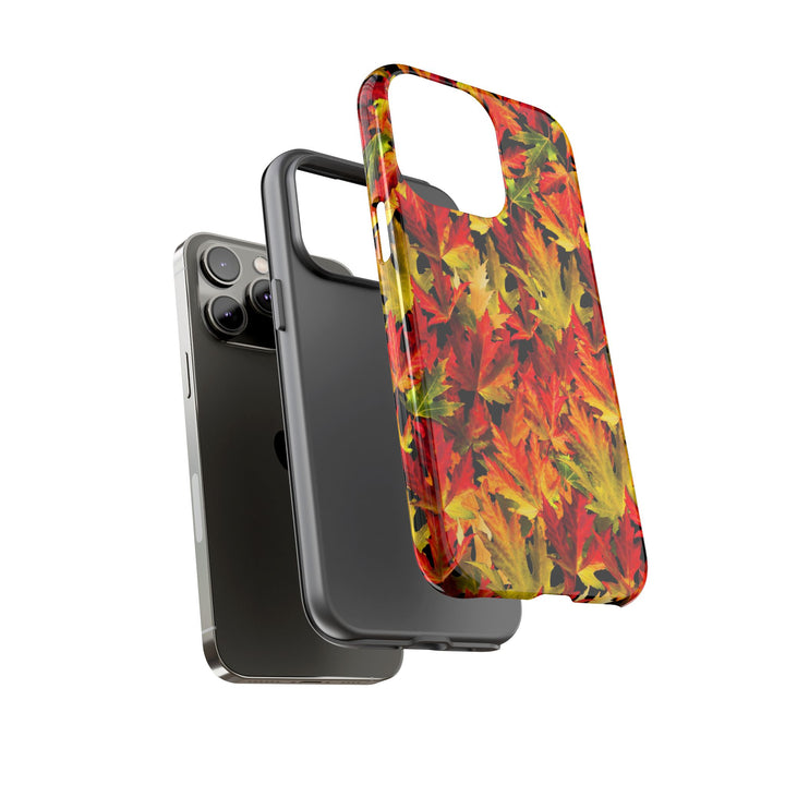 Fall Leaves Impact Resistant, Cute Phone Cases for Samsung S24, S23, S22, S21, IPhone 15 pro Iphone 14 pro Iphone 13 IPhone 12 Iphone 11 - Studio40ParkLane