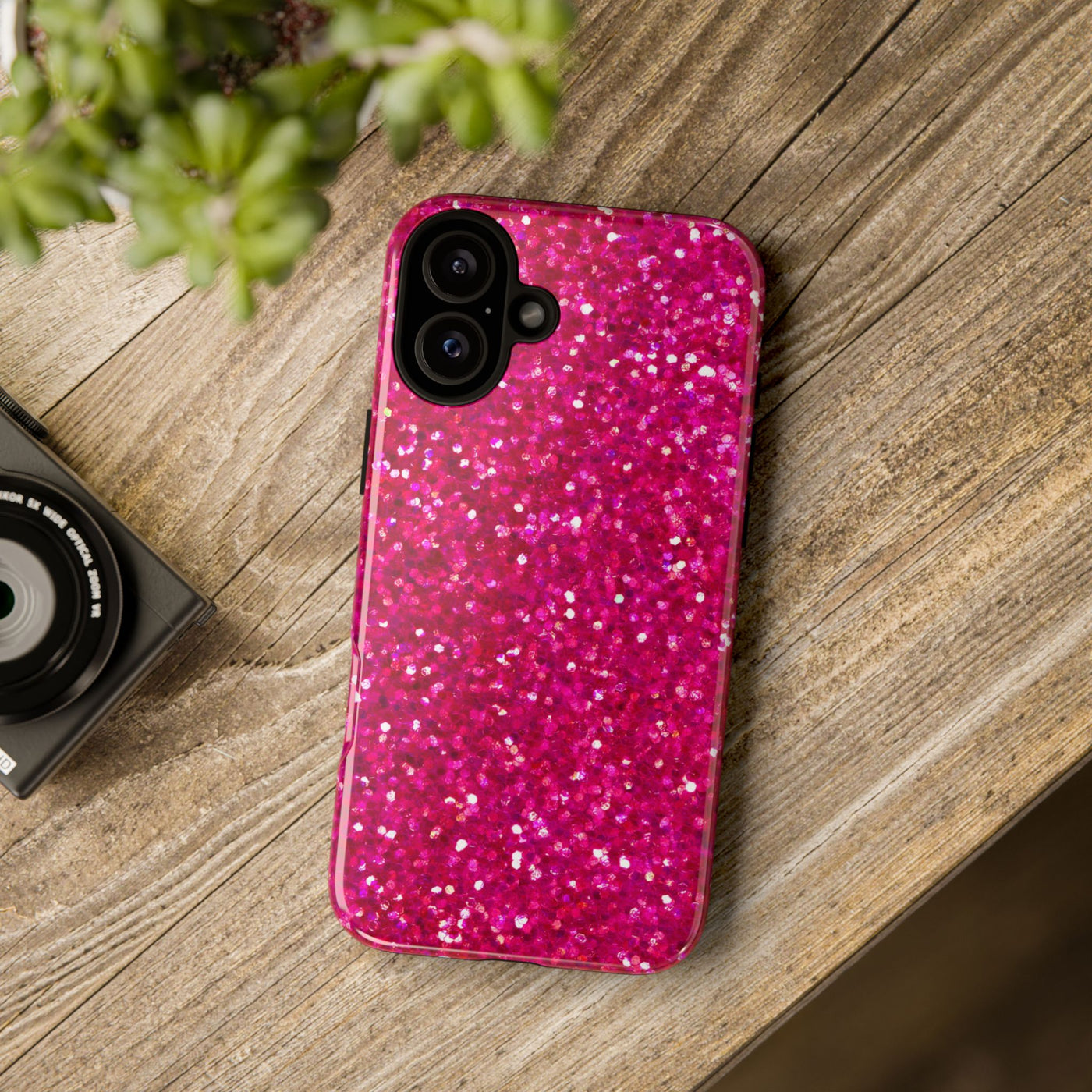 Pink Glitter Cute Phone Case, for IPhone 16 pro Max | Iphone 15, Iphone 14, IPhone 13 Case, 11 8 7, Samsung Galaxy S24, S23, S22, S21, 2 Layer Protection