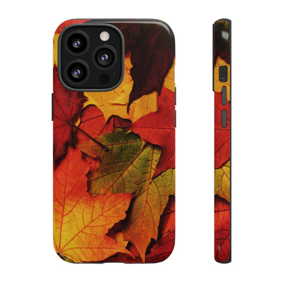 Autumn Fall Leaves Gift Cute Phone Case for, Samsung Galaxy S24, S23, S22, S21, IPhone 16 Case | Iphone 15, Iphone 14, IPhone 13 Case Mom Dad Gift