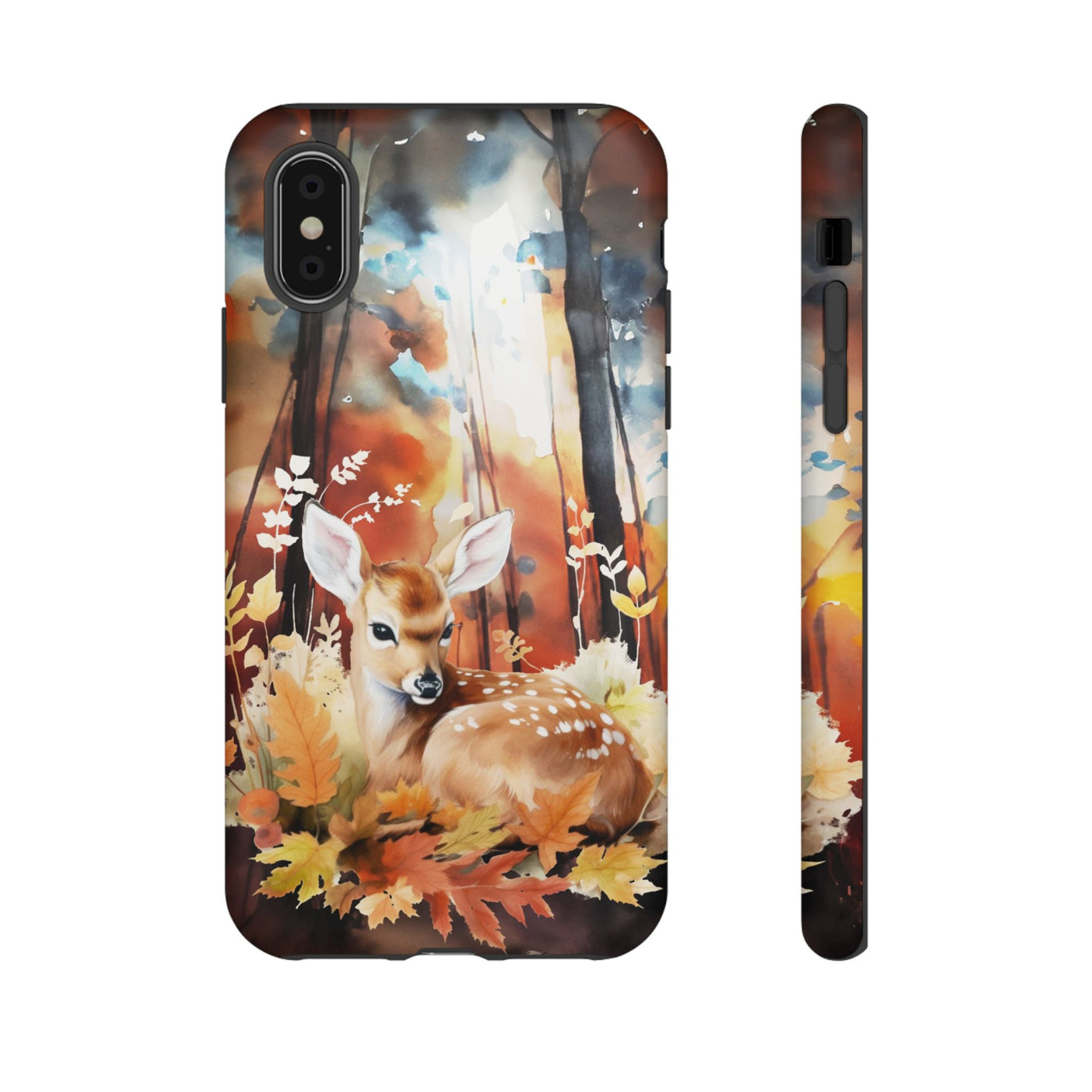 Autumn Fall Deer Forest Gift for Her Cute Phone Case for, Samsung Galaxy S24, S23, S22, S21, IPhone 16 Case | Iphone 15, Iphone 14, IPhone 13 Case