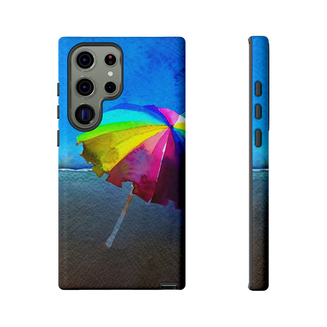 Cute Samsung Case | Cool Iphone Case | Summer Colorful Beach Parasol, Samsung S24, S23, S22, S21, IPhone 15 Case | Iphone 14 Case, Iphone 13 Case - Studio40ParkLane