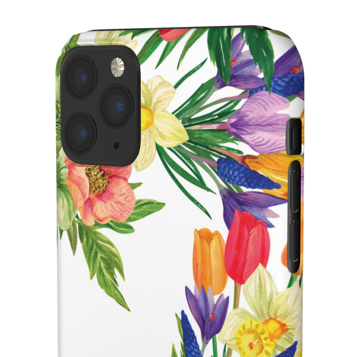 Sleek Snap Spring Summer Flowers Cute Phone Case for iPhone 16 15 14 13 12 11 X Xs Max Xr Pro Plus Samsung Galaxy S24 S23 S22 S21 S20 Ultra