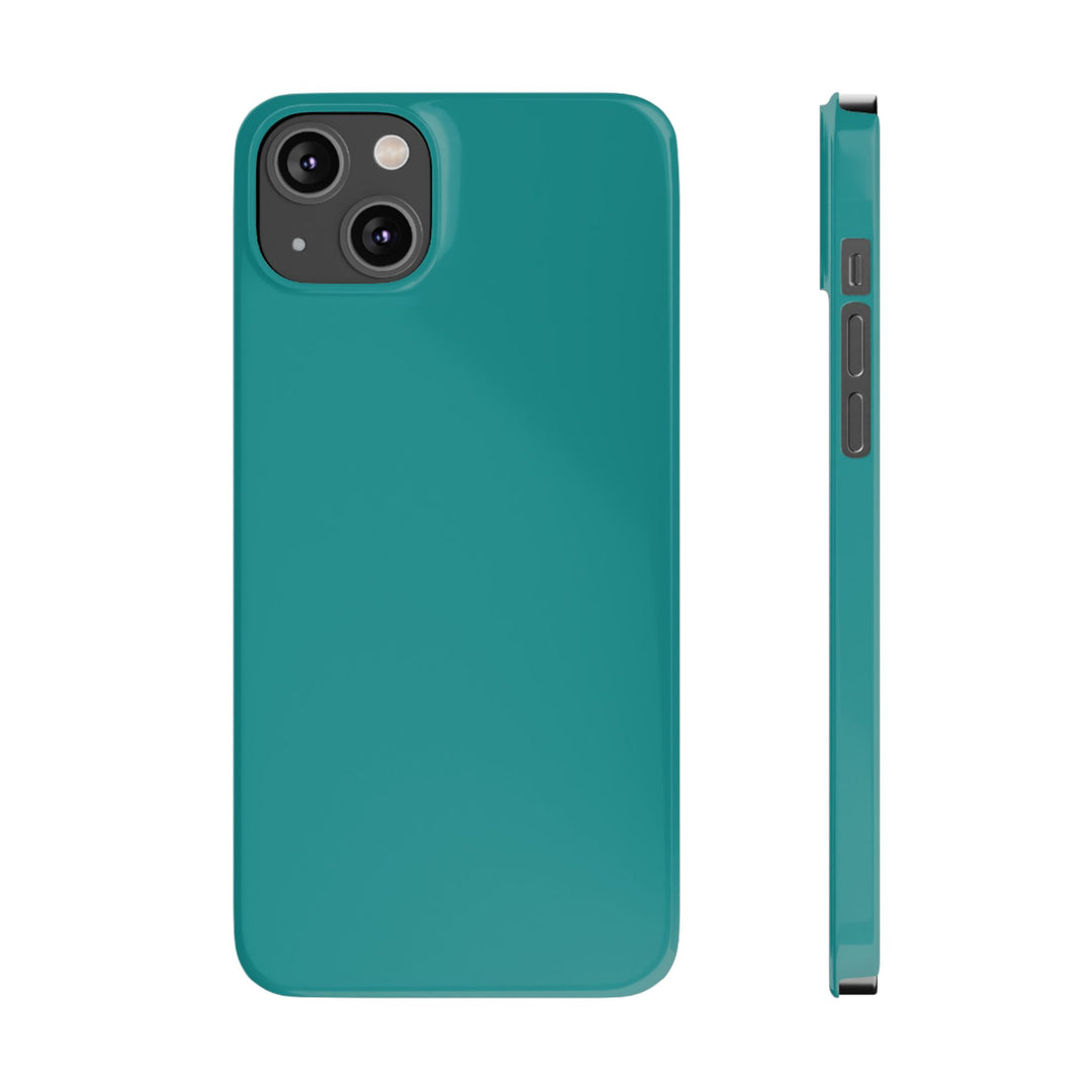 Slim Turquoise Blue Gift for Her Aesthetic Cute Phone Case for Iphone 16 - | iPhone 15 Pro Max Case | iPhone 14 Case 13 12 11 10 9 8 7 - Studio40ParkLane