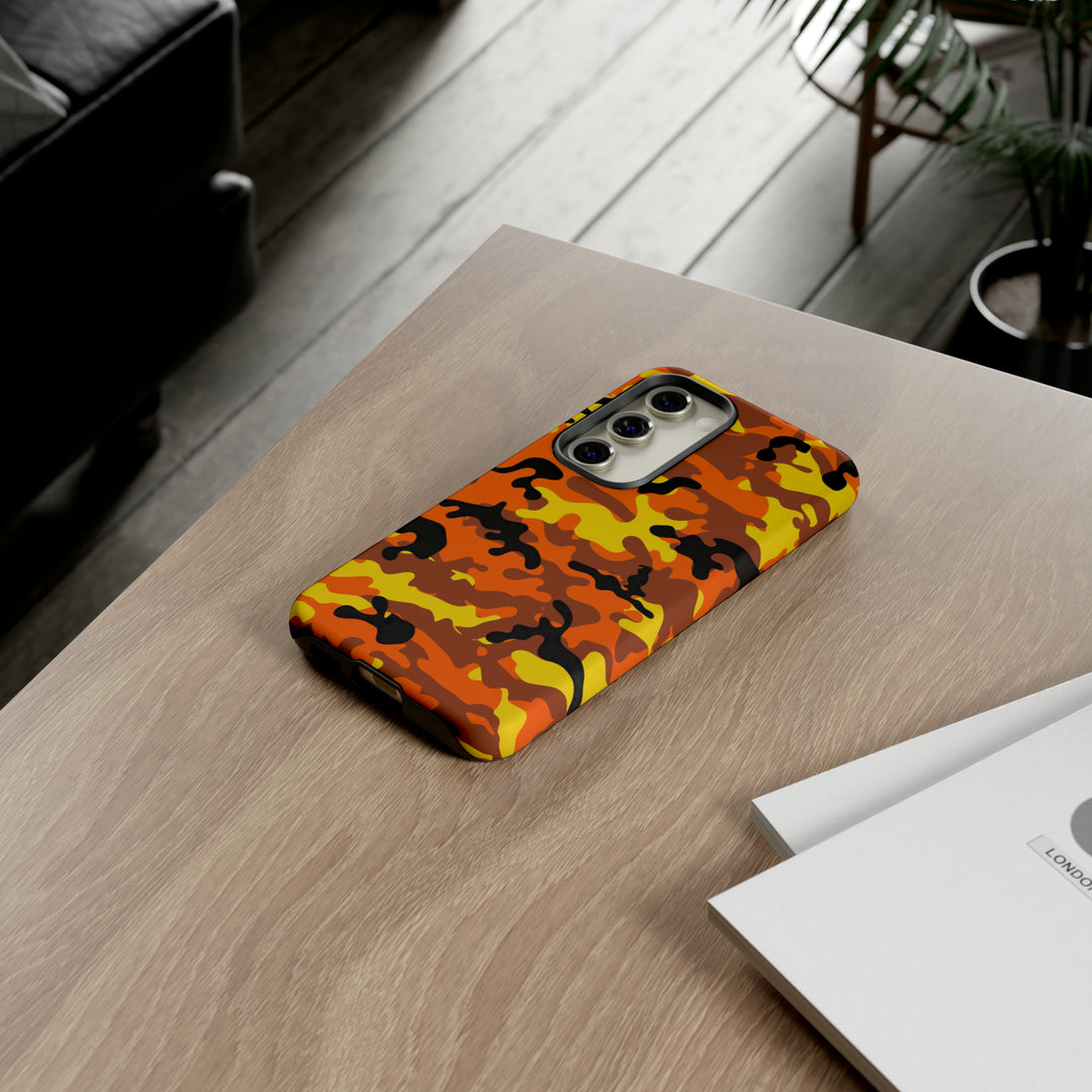 Cool Phone Case | Aesthetic Phone Case | Fall Camo | For Samsung Galaxy S23, S22, S21, S20 | Luxury Double Layer | Cute - Studio40ParkLane