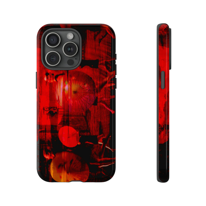 Cute IPhone Case | iPhone 15 Case | iPhone 15 Pro Max Case, Iphone 14 Case, Iphone 14 Pro Max Case IPhone Case for Art Lovers, Sunset Dance Red - Studio40ParkLane