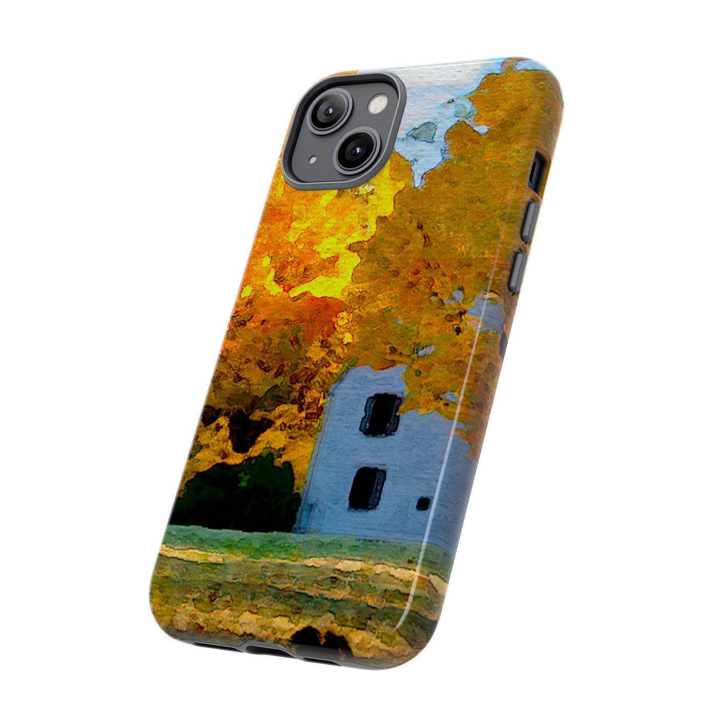 Impact Resistant, Fall Leaves Watercolor, Cute Phone Cases for Samsung S24, S23, S22, S21, IPhone 15 pro Iphone 14 pro Iphone 13 IPhone 12 Iphone 11