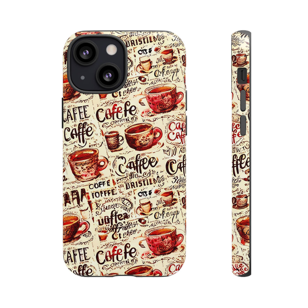 Impact Resistant, Paris Bistro Cafe, Cute Phone Cases for Samsung S24, S23, S22, S21, IPhone 15 pro Iphone 14 pro Iphone 13 IPhone 12 Iphone 11 - Studio40ParkLane