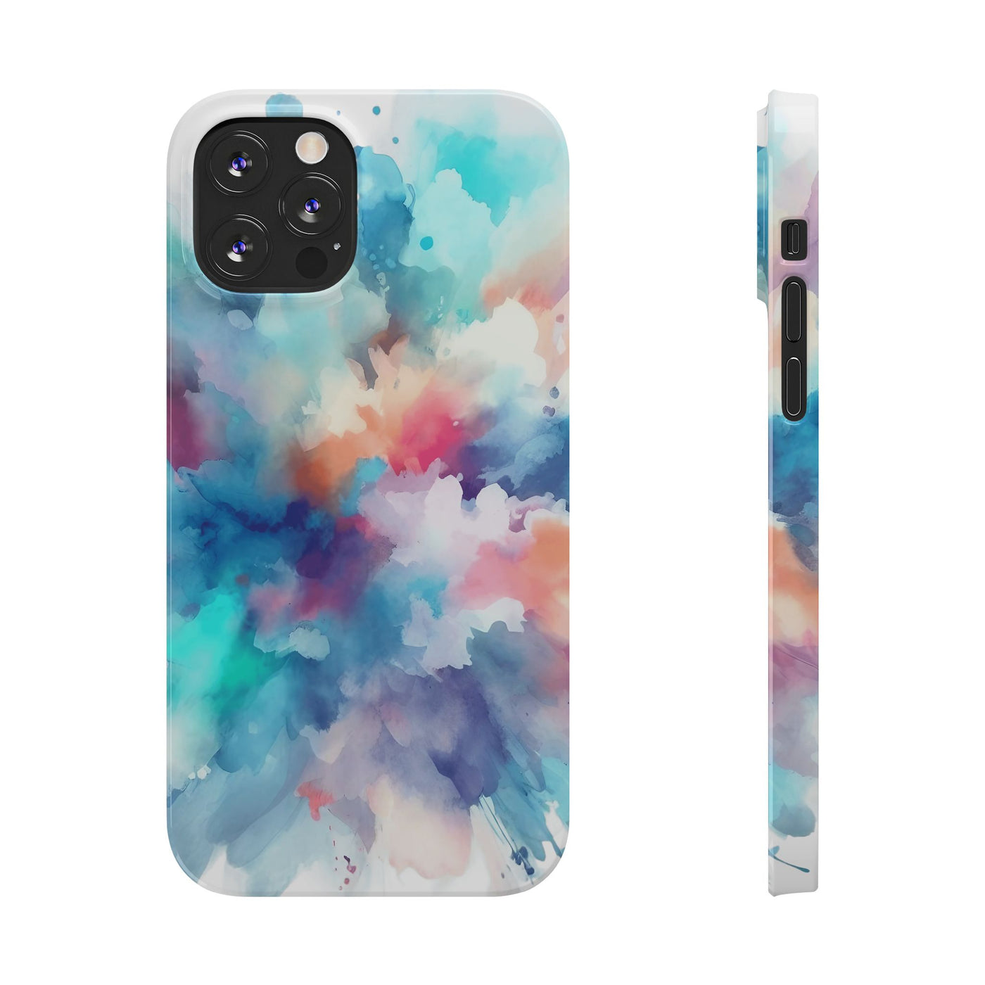 Slim Cute Phone Cases Paint Splash for Iphone 16 Pro Max | iPhone 15 Case | iPhone 15 Pro Max Case, Iphone 14, Iphone 14 Pro Max, Iphone 13 12 11 8 7