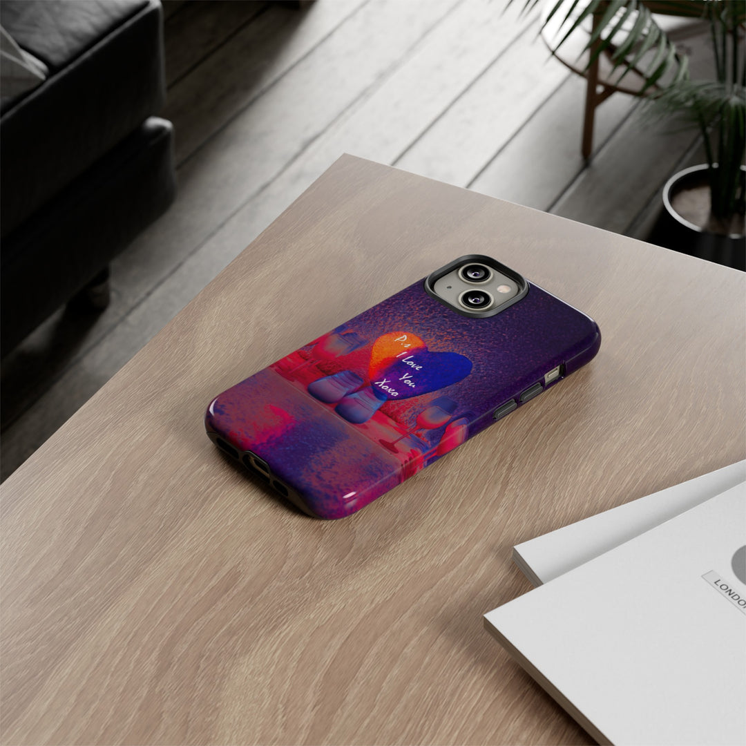 Cute Samsung Case | Cool Iphone Case | PS I love You - Heart, Samsung S24, S23, S22, S21, IPhone 15 Case | Iphone 14 Case, Iphone 13 Case - Studio40ParkLane