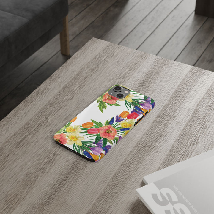 Slim Spring Flowers Gift for Her Cute Phone Cases for Iphone 16 Pro Max | iPhone 15 Case | iPhone 15 Pro Max Case, Iphone 14, 13, 12, 11, 10, 8, 7 - Studio40ParkLane