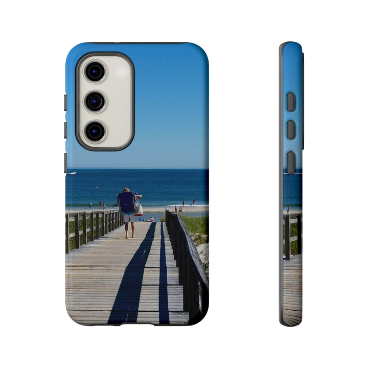 Cute Samsung Case | Cool Iphone Case | Summer Beach Walk, Samsung S24, S23, S22, S21, IPhone 15 Case | Iphone 14 Case, Iphone 13 Case - Studio40ParkLane