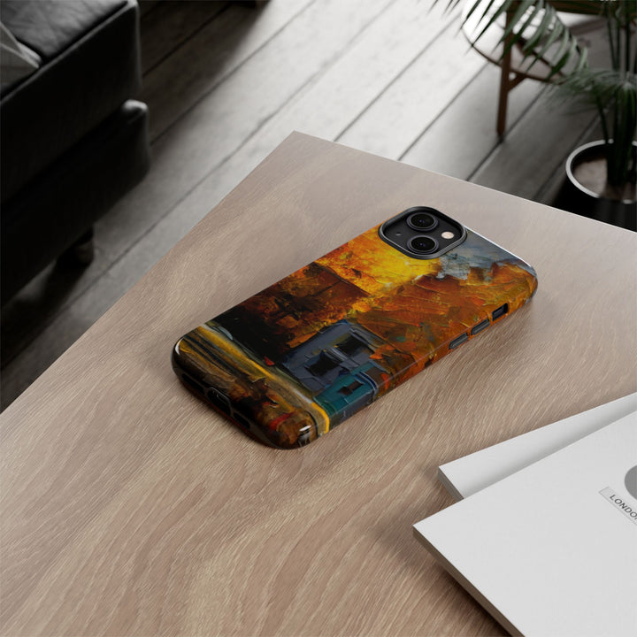 Impact Resistant, Fall Leaves Oil Painting, Cute Phone Cases for Samsung S24, S23, S22, S21, IPhone 15 pro Iphone 14 pro Iphone 13 IPhone 12 Iphone 11 - Studio40ParkLane