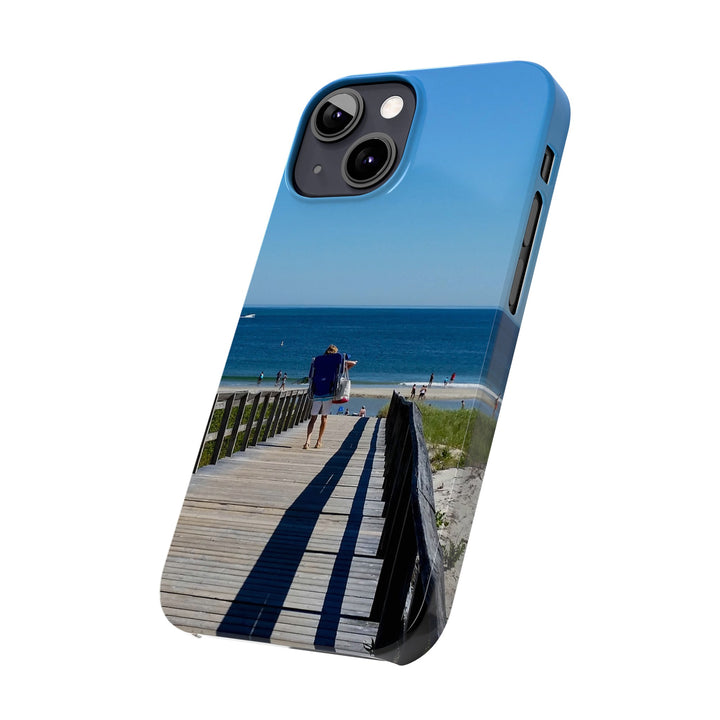 Slim Cute Phone Cases for Iphone - | iPhone 15 Case | iPhone 15 Pro Max Case, Iphone 14 Case, Iphone 14 Pro Max, Iphone 13, Summer Beach Walk - Studio40ParkLane
