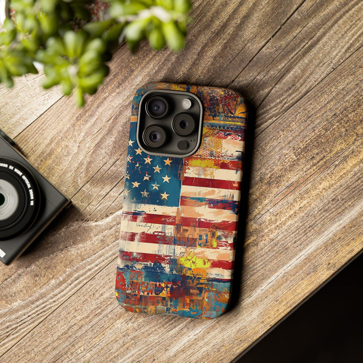 Impact Resistant, American Flag, Cute Phone Cases for Samsung S24, S23, S22, S21, IPhone 15 pro Iphone 14 pro Iphone 13 IPhone 12 Iphone 11 - Studio40ParkLane