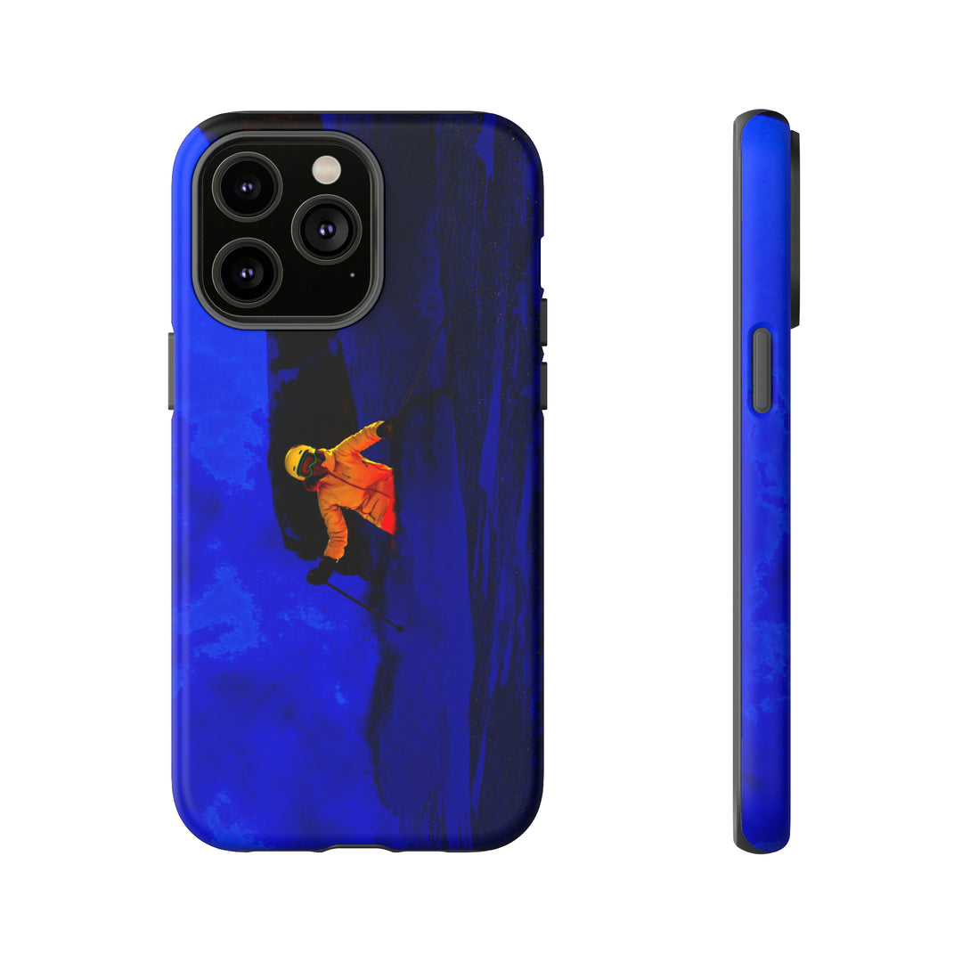 Cute IPhone Case | iPhone 15 Case | iPhone 15 Pro Max Case, Iphone 14 Case, Iphone 14 Pro Max Case IPhone Case for Art Lovers, Skier Mountain Night - Studio40ParkLane