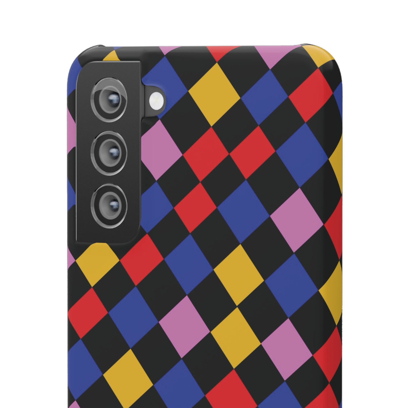 Colorful Checkerboard Cute Phone Case - Sleek Snap - for iPhone 16 15 14 13 12 11 Max Pro Plus Samsung Galaxy S24 S23 S22 S21 S20 Plus Ultra - Studio40ParkLane