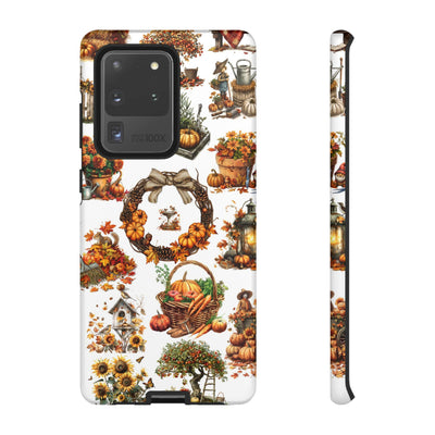 Impact Resistant, Fall Leaves Collage, Cute Phone Cases for Samsung S24, S23, S22, S21, IPhone 15 pro Iphone 14 pro Iphone 13 IPhone 12 Iphone 11