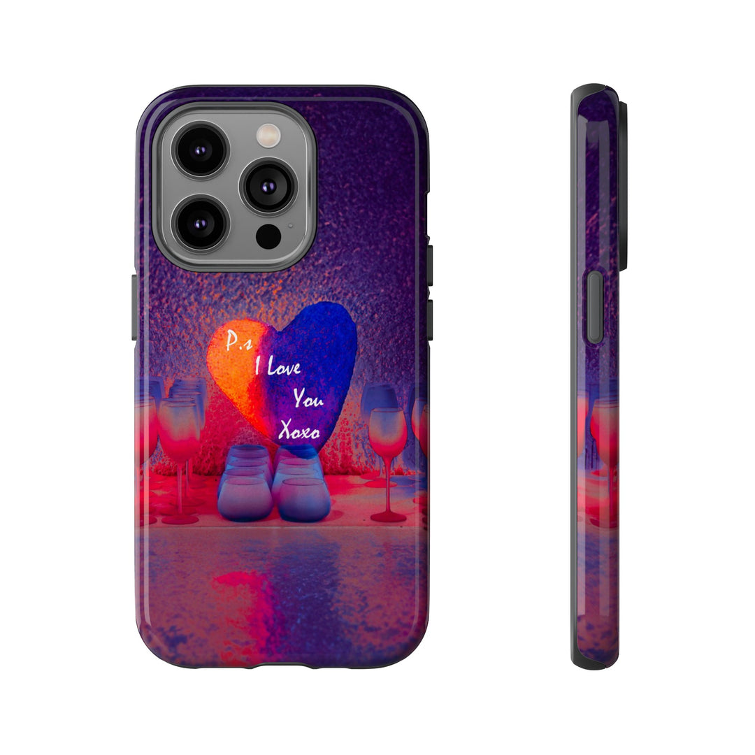 Cute Samsung Case | Cool Iphone Case | PS I love You - Heart, Samsung S24, S23, S22, S21, IPhone 15 Case | Iphone 14 Case, Iphone 13 Case - Studio40ParkLane