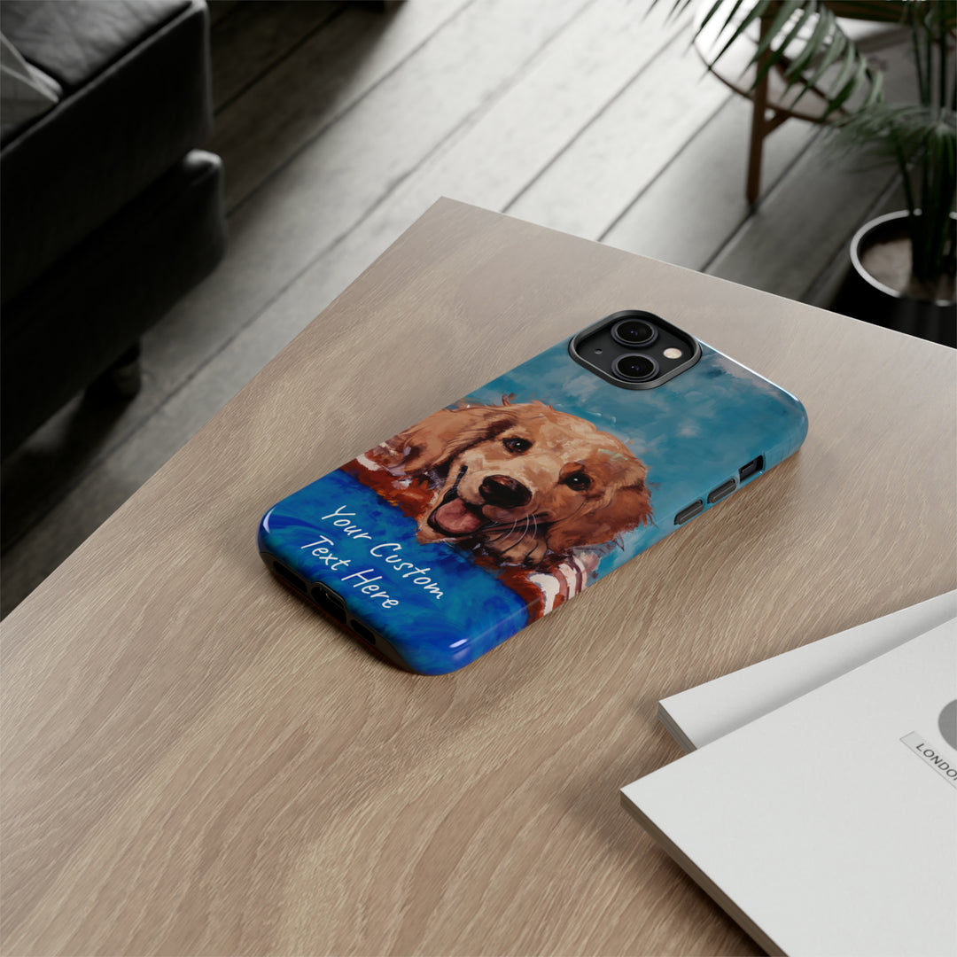 Personalize this Cute IPhone Case | Golden Retriever Dog iPhone Case, iPhone 15 Case | iPhone 15 Case, Iphone 14 Case, Iphone 14 Pro Max Case - Studio40ParkLane