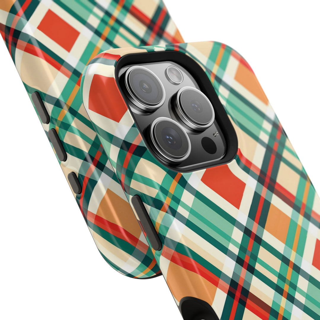 Checkered Plaid Magsafe Gift for Her Cute Phone Case for Iphone, | iPhone 16 | iPhone 15 Pro Max, Iphone 14 Pro Max, 13 12 11 10 9 8 7 - Studio40ParkLane