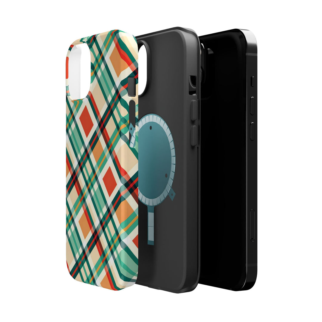 Checkered Plaid Magsafe Gift for Her Cute Phone Case for Iphone, | iPhone 16 | iPhone 15 Pro Max, Iphone 14 Pro Max, 13 12 11 10 9 8 7 - Studio40ParkLane