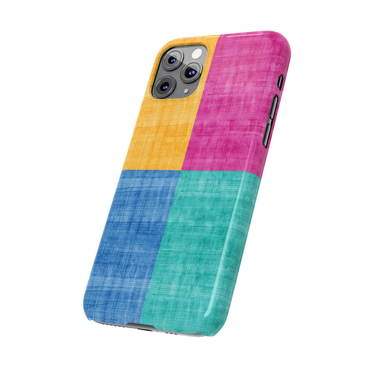 Slim Cute Phone Cases for Iphone | iPhone 15 Case | iPhone 15 Pro Max Case, Iphone 14, Iphone 14 Pro Max, Iphone 13, Abstract Color Blocks - Studio40ParkLane