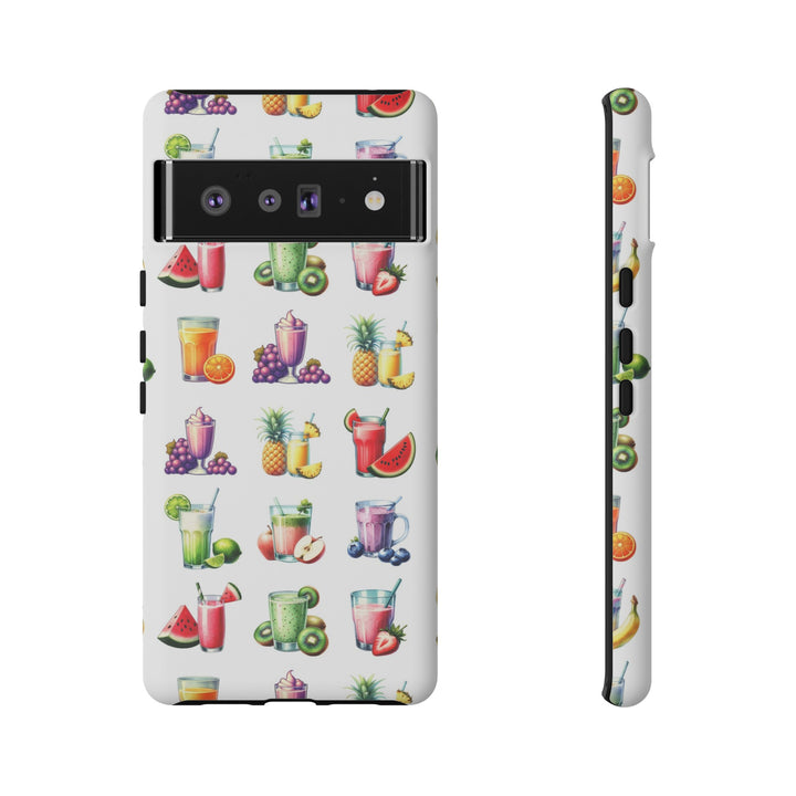 Cute Samsung Case | Cool Iphone Case | Tropical Summer Fruit Cocktail, Samsung S24, S23, S22, S21, IPhone 15 Case | Iphone 14 Case, Iphone 13 Case - Studio40ParkLane