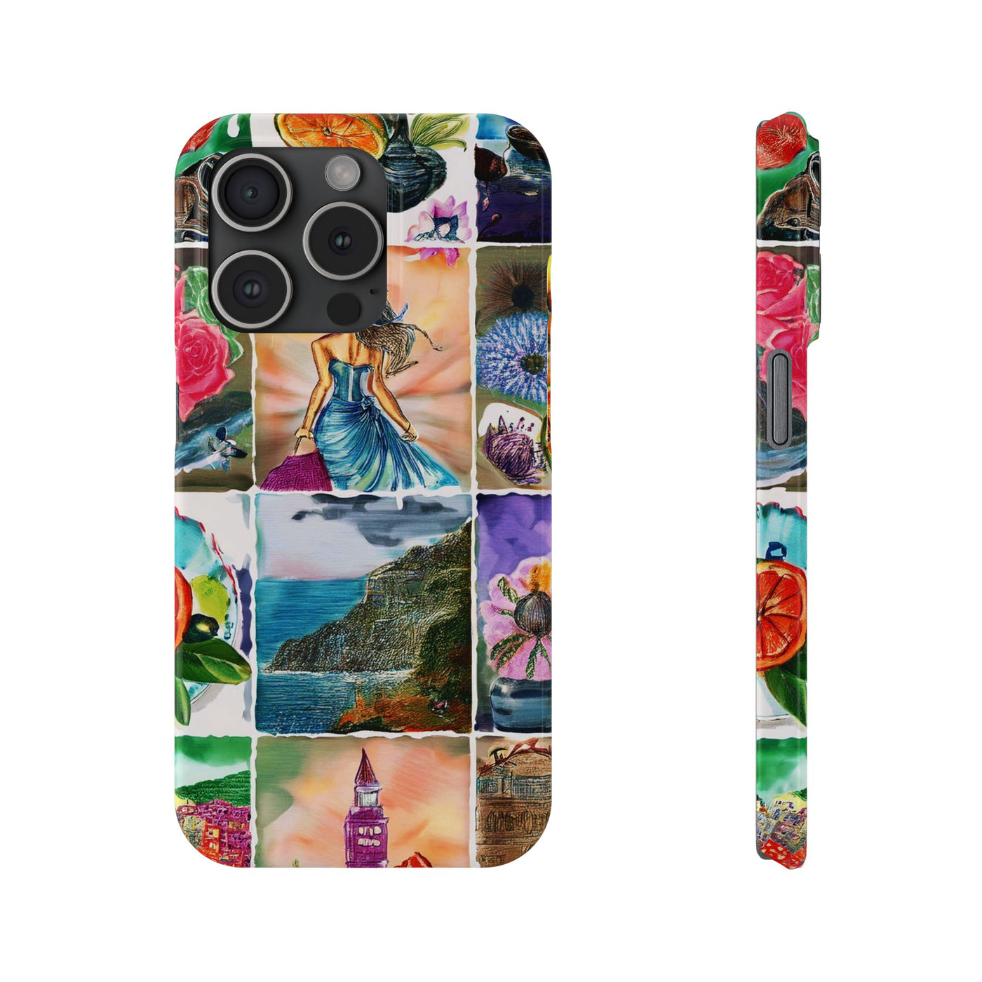 Slim Travel Coquette Collage Slim Cute Phone Cases for Iphone  | iPhone 15 Case | iPhone 15 Pro Max Case, Iphone 14, Iphone 14 Pro Max, Iphone 13