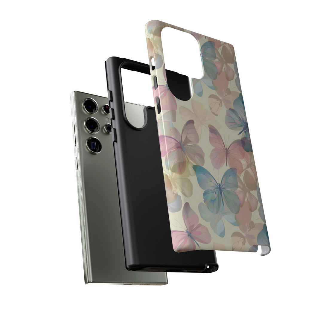 Cute Samsung Case | Cool Iphone Case | Summer Pastel Butterflies, Samsung S24, S23, S22, S21, IPhone 15 Case | Iphone 14 Case, Iphone 13 Case - Studio40ParkLane