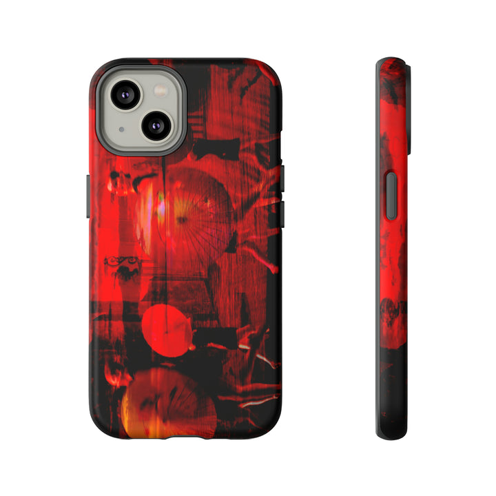 Cute IPhone Case | iPhone 15 Case | iPhone 15 Pro Max Case, Iphone 14 Case, Iphone 14 Pro Max Case IPhone Case for Art Lovers, Sunset Dance Red - Studio40ParkLane