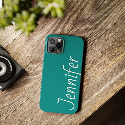 Personalized Initial Name Custom Slim Phone Cases for Iphone 16 Pro Max | iPhone 15 Case | iPhone 15 Pro Max Case, Iphone 14, 13, 12, 11, 10, 8, 7 - Studio40ParkLane