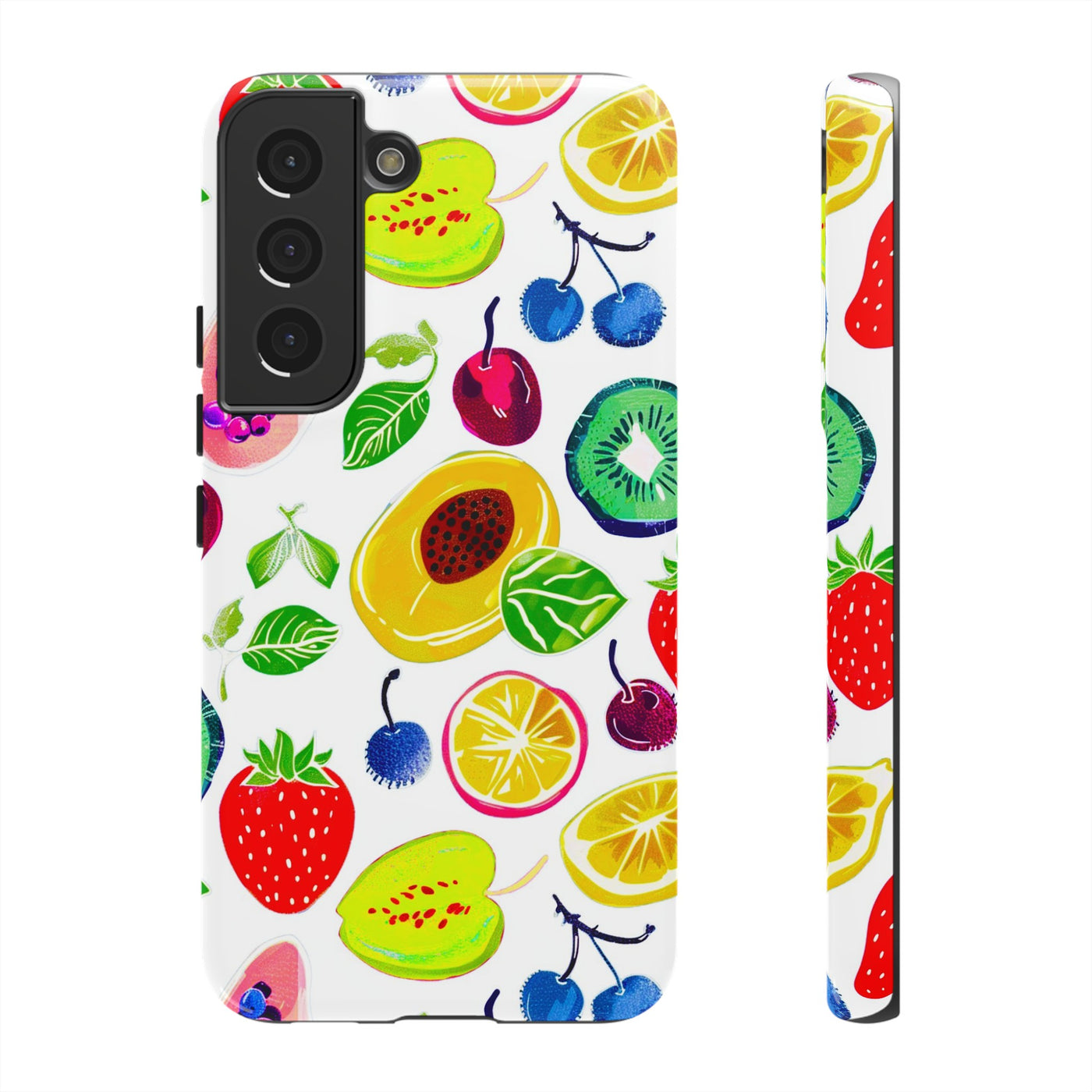 Impact Resistant, Summer Fruit, Cute Phone Cases for Samsung S24, S23, S22, S21, IPhone 15 pro, Iphone 14 pro, Iphone 13 IPhone 12 Iphone 11