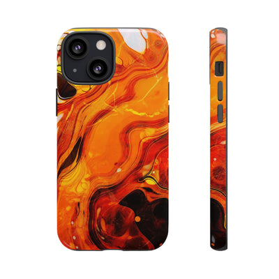 Impact Resistant, Fall Colors Marble, Cute Phone Cases for Samsung S24, S23, S22, S21, IPhone 15 pro Iphone 14 pro Iphone 13 IPhone 12 Iphone 11