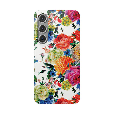Snap Spring Flowers Cute Phone Cases for Samsung S24, S23, S22, S21, S20, Plus and Ultra, Iphone 16 Pro Max, Iphone 15, 14, 13, 12, 11, 10 - Studio40ParkLane